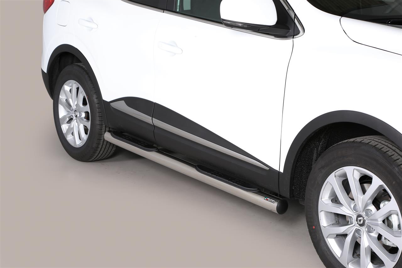TUBES MARCHE PIEDS INOX Ø 76 RENAULT KADJAR 2015/2018