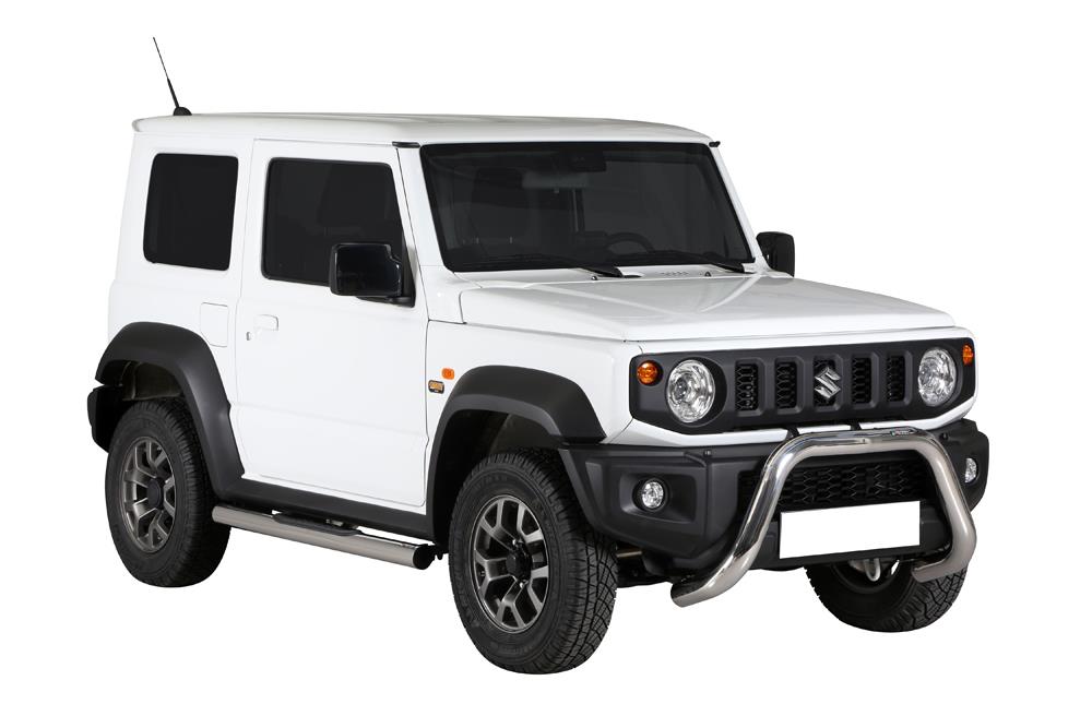 TUBES MARCHE PIEDS INOX  Ø 76 SUZUKI JIMNY 2018+