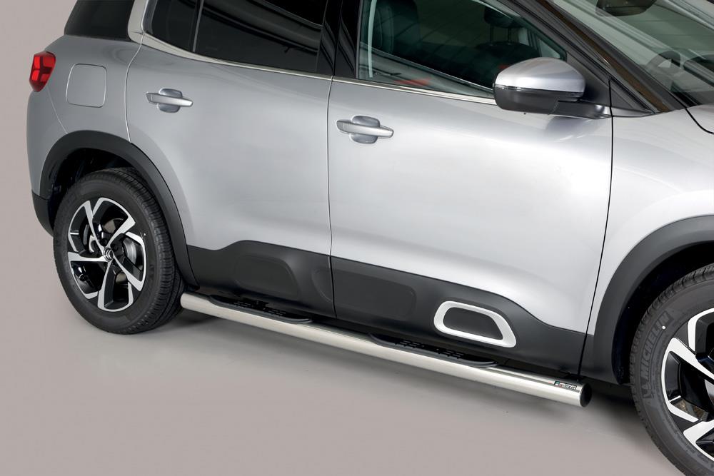 TUBES MARCHE PIEDS INOX  Ø 76 CITROEN C5 AIRCROSS 2019+