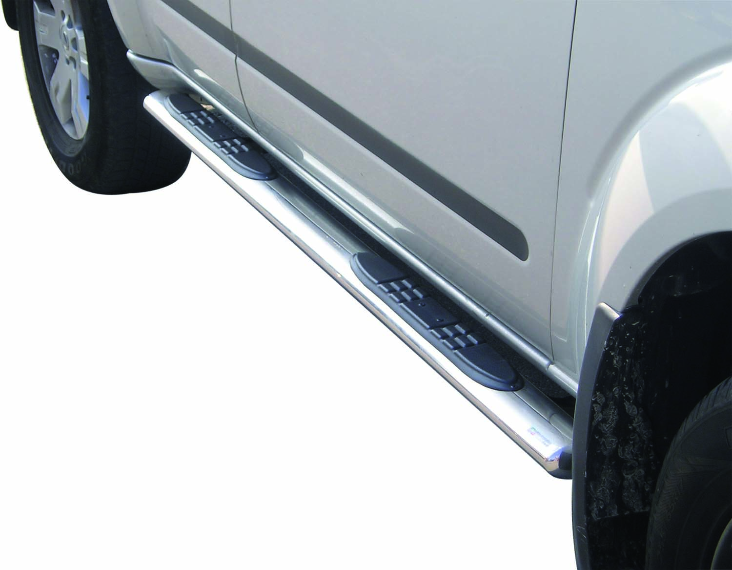 TUBES MARCHE PIEDS OVALE INOX  Ø 76 NISSAN PATHFINDER 2005+