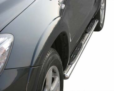 TUBES MARCHE PIEDS OVALE INOX Ø 76 TOYOTA RAV 4 2006/2009