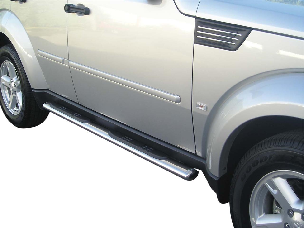 Tubes Marche Pieds Ovale Inox Ø76 Dodge Nitro 2007+