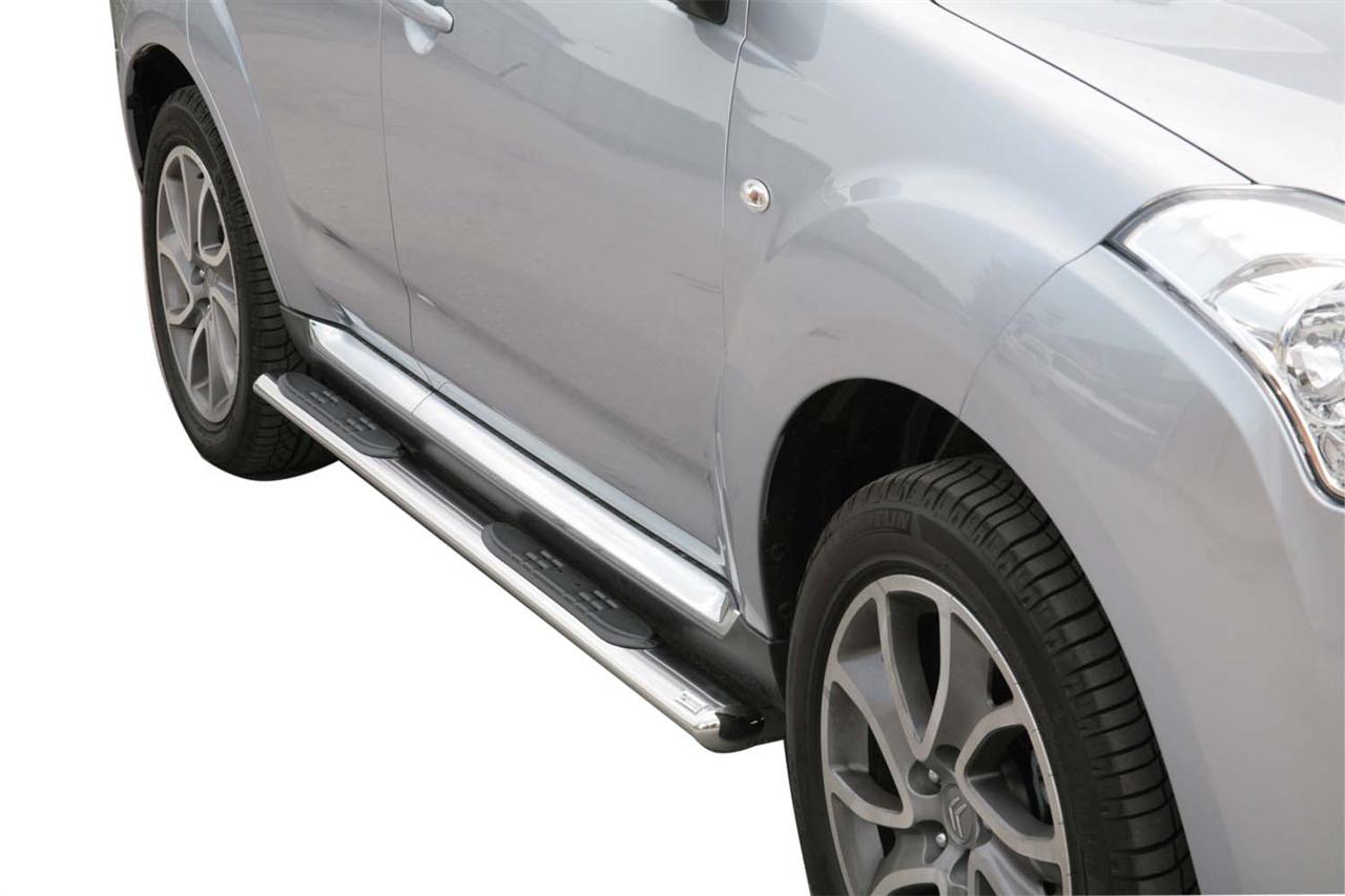 Tubes Marche Pieds Ovale Inox Ø76 Citroen C-Crosser