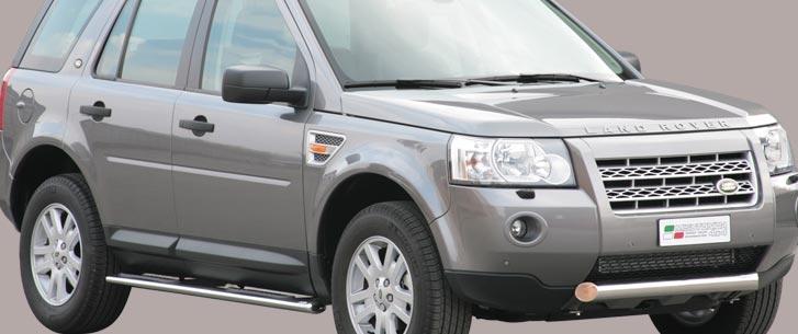 Tubes Marche Pieds Ovale Inox Ø76 Land Rover Freelander 2 2008+