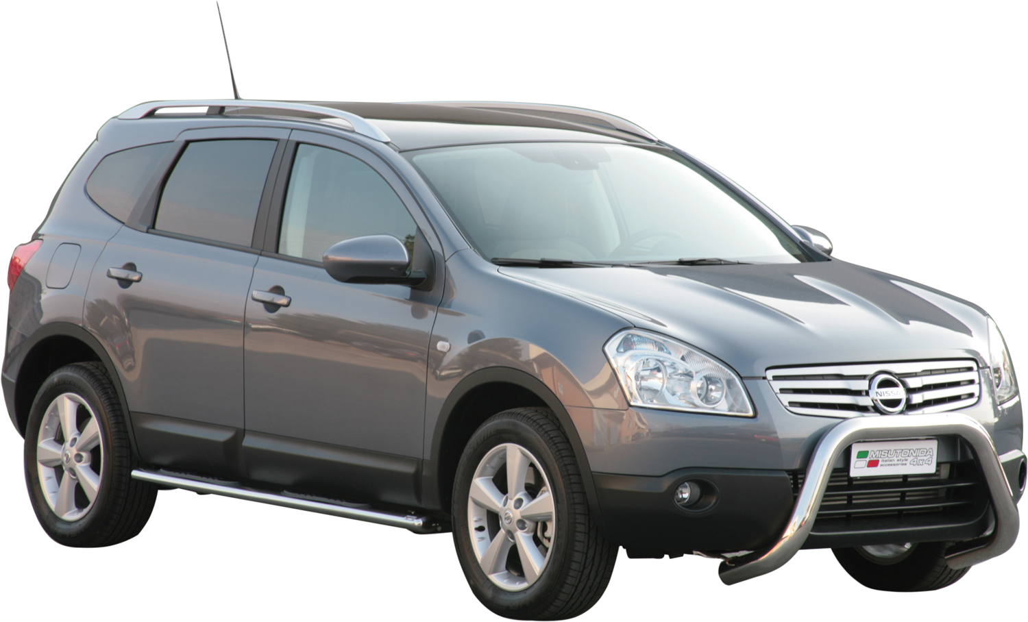 Tubes Marche Pieds Ovale Inox Ø76 Nissan Qashqai +2 2007+
