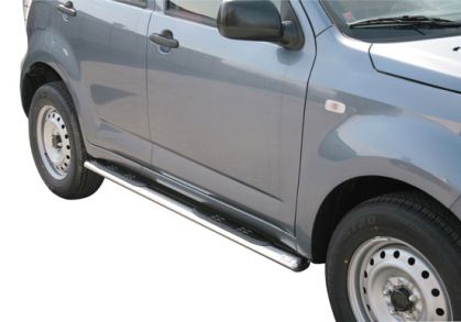 TUBES MARCHE PIEDS OVALE INOX Ø 76 DAIHATSU TERIOS 2009+ CX+SX