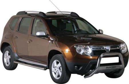 TUBES MARCHE PIEDS OVALE INOX  Ø 76 DACIA DUSTER 2010/2017
