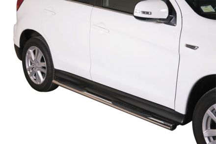 TUBES MARCHE PIEDS OVALE INOX  Ø 76 MITSUBISHI ASX 2010+