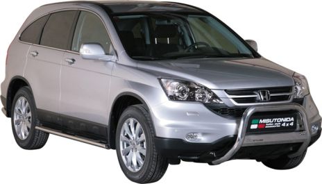 TUBES MARCHE PIEDS OVALE INOX  Ø76 HONDA CRV 2010+