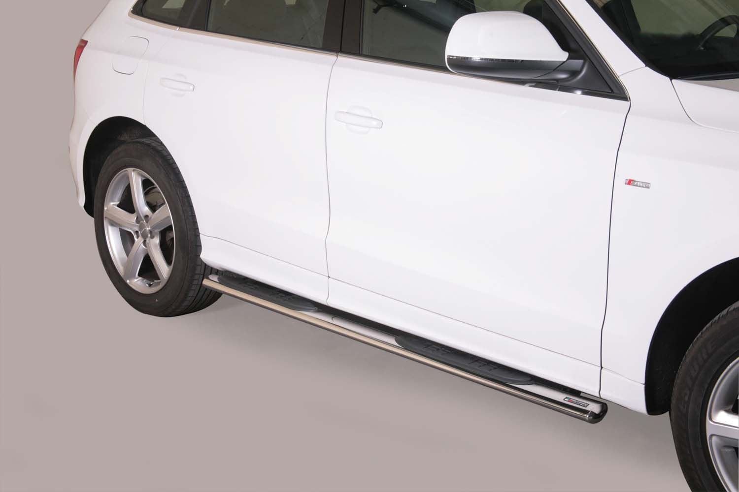 Tubes Marche Pieds Ovale Inox Ø76 Audi Q5 2010+