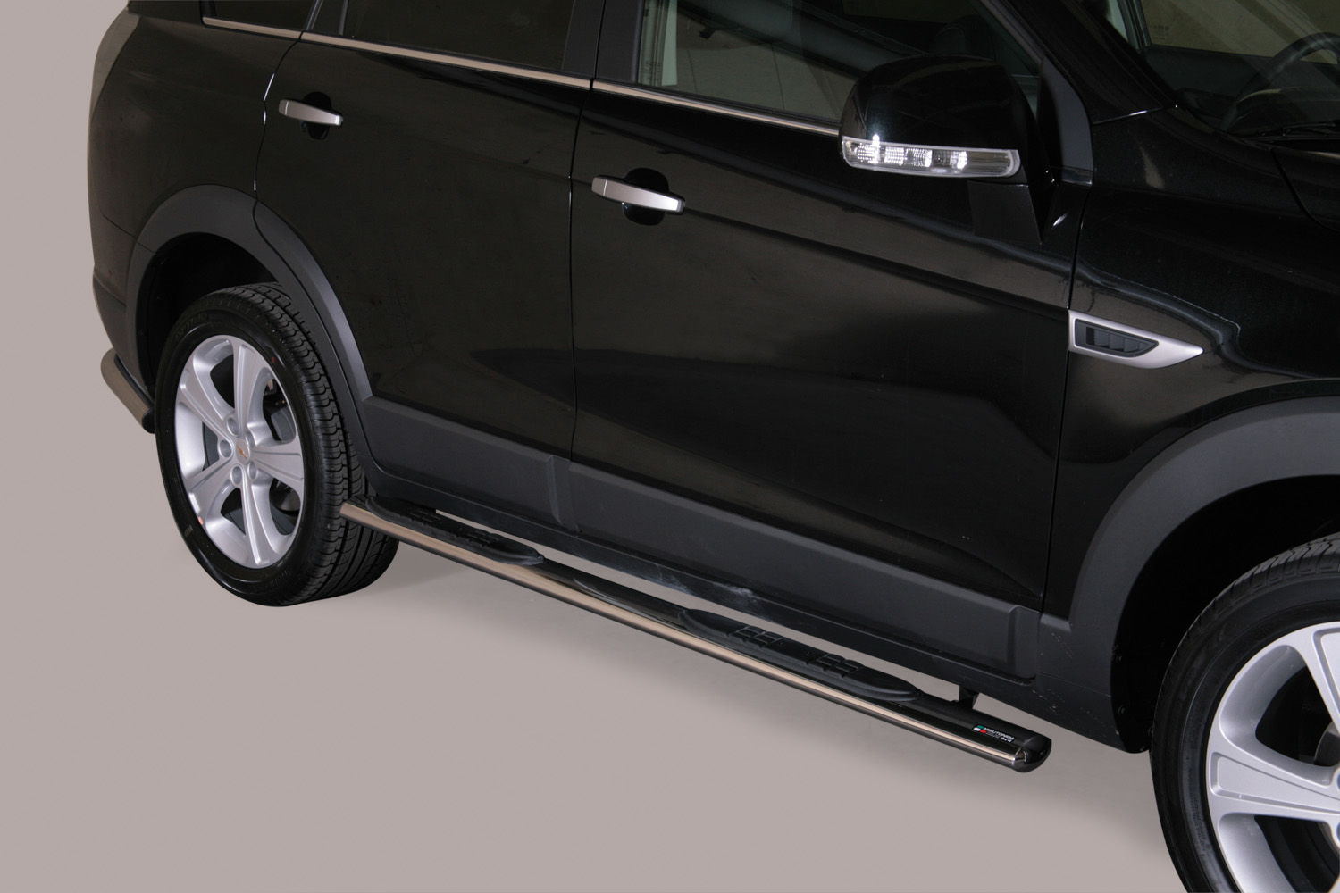 TUBES MARCHE PIEDS OVALE INOX  Ø 76 CHEVROLET CAPTIVA 2011+