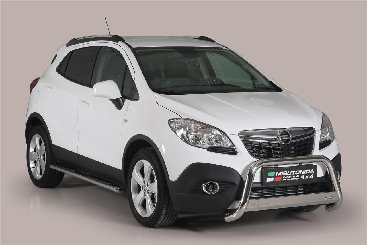 TUBES MARCHE PIEDS OVALE INOX Ø 76 OPEL MOKKA