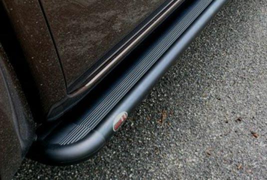 MARCHE PIEDS ALU NOIR S50 TOYOTA HILUX 2016+ DOUBLE CABINE