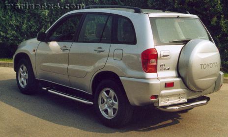 Marche-Pieds Inox Ø50 Toyota Rav4 2000/2006 5 Portes