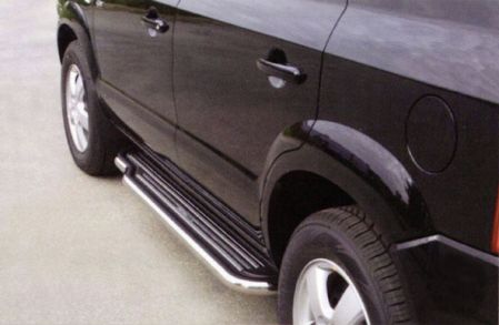 Marche-Pieds Inox Ø50 Hyundai Tucson/kia Sportage 2004/2015