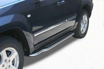 MARCHE-PIEDS INOX Ø50 JEEP GRAND CHEROKEE 3.0 L CRD 2005/2007
