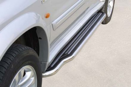 MARCHE-PIEDS INOX Ø50 SUZUKI GRAND VITARA 2005/2009 3 PORTES
