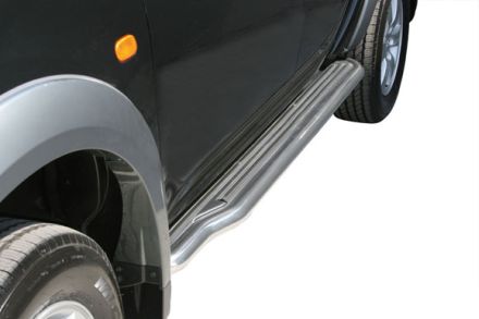 MARCHE-PIEDS INOX Ø50 MITSUBISHI L200 2006+ CLUB-CAB