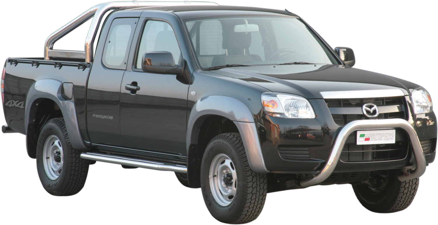 Marche-Pieds Inox Ø50 Mazda Bt50 2007/2008 Dble Cab