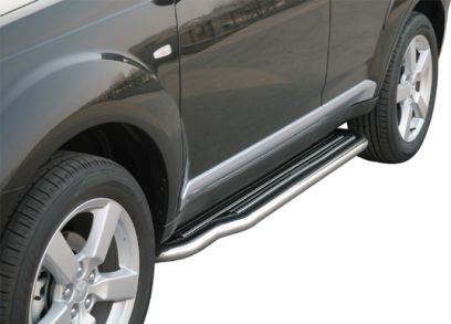 Marche-Pieds Inox Ø50 Mitsubishi Outlander 2007/2009