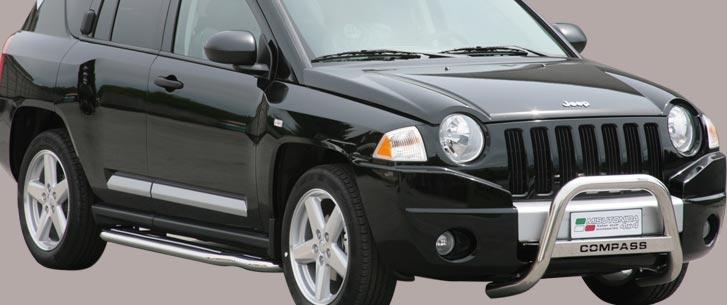 Marche-Pieds Inox Ø50 Jeep Compass 2007/2010