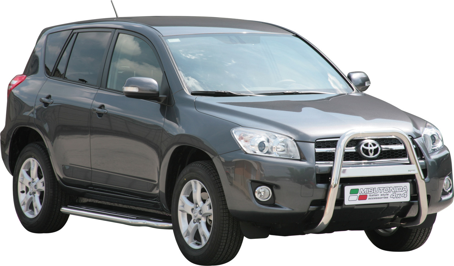 MARCHE-PIEDS INOX Ø50 TOYOTA RAV'4 2009+