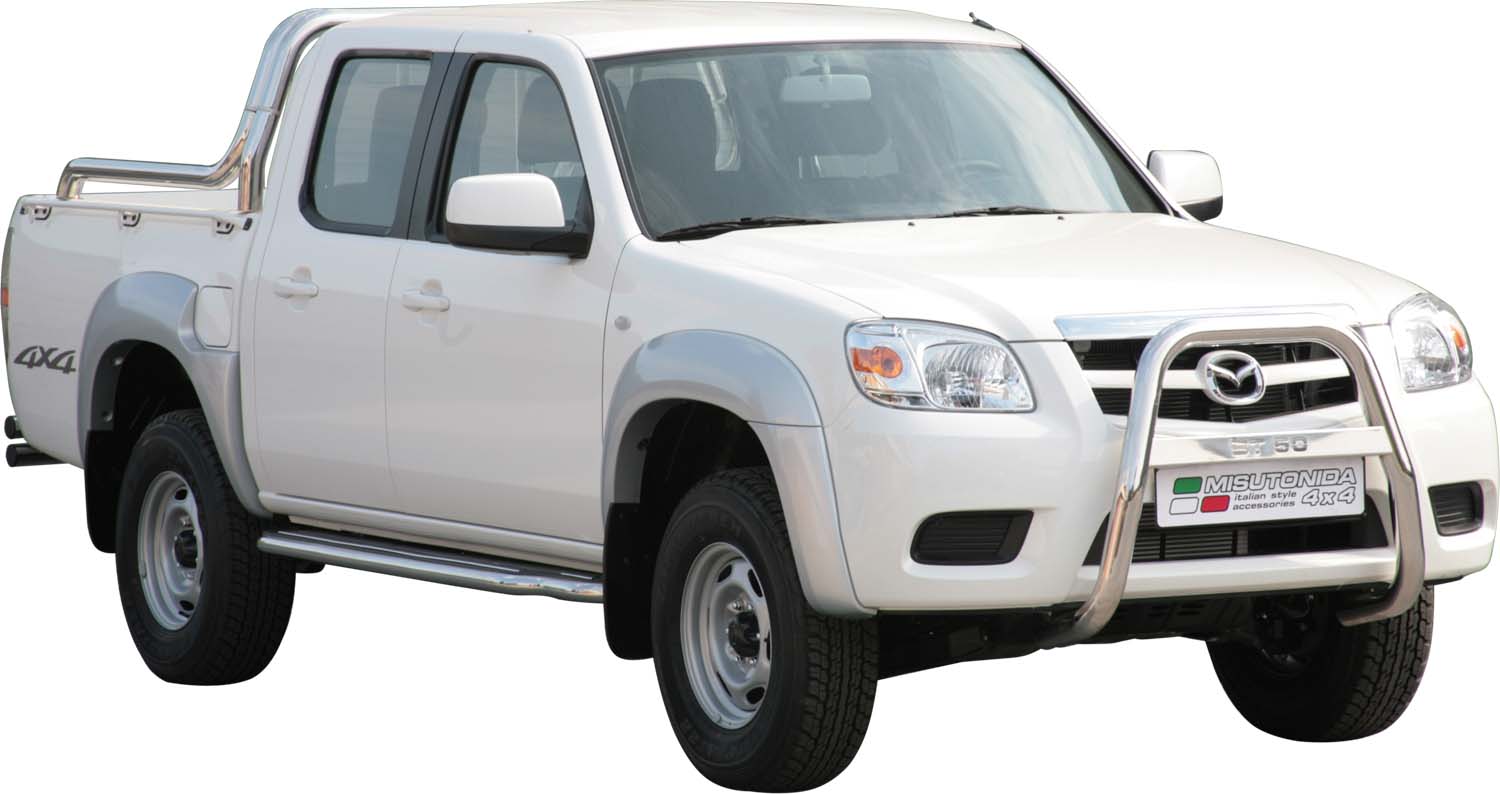 MARCHE-PIEDS INOX Ø50 MAZDA BT50 2009/2011 DBLE CAB