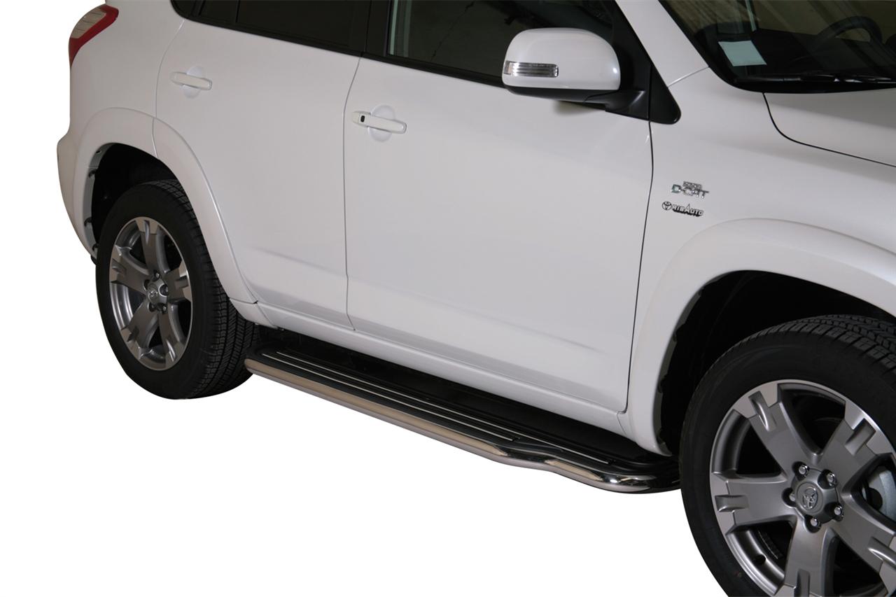 MARCHE-PIEDS INOX Ø50 TOYOTA RAV'4 2010/2012