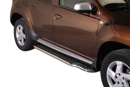 MARCHE-PIEDS INOX Ø50 DACIA DUSTER 2010/2017 4X4 ET 4X2