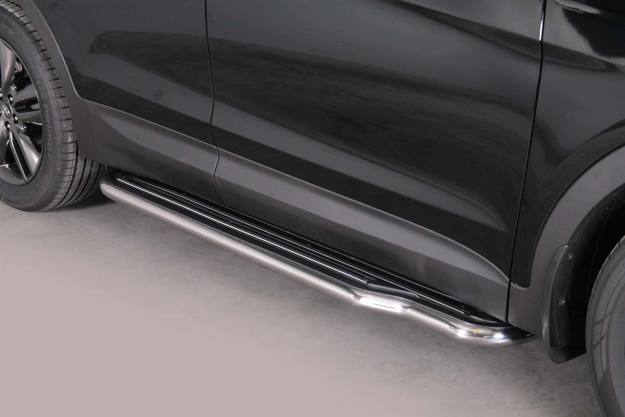 MARCHE-PIEDS INOX Ø50 HYUNDAI SANTA FE 2012+