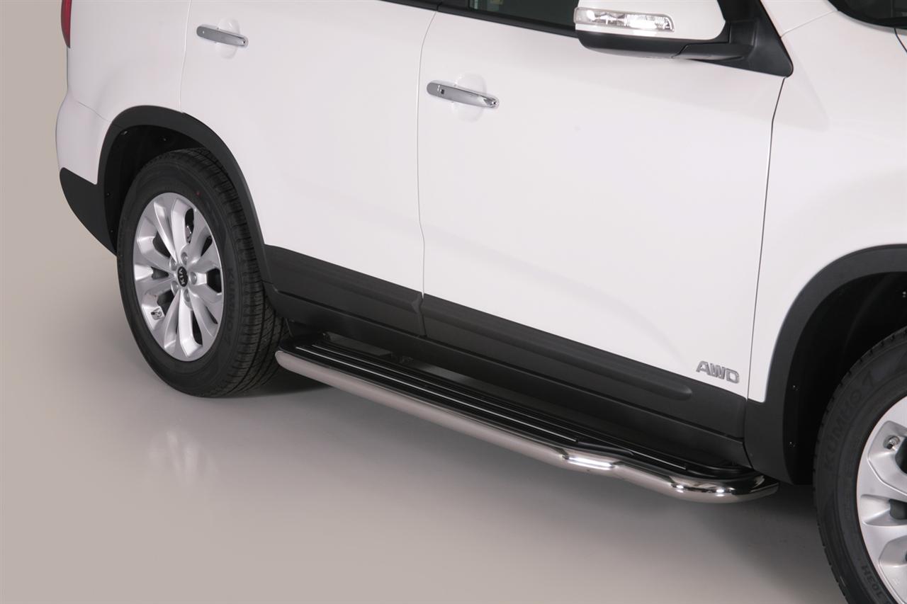 MARCHE-PIEDS INOX Ø50 KIA SORENTO 2013/2014