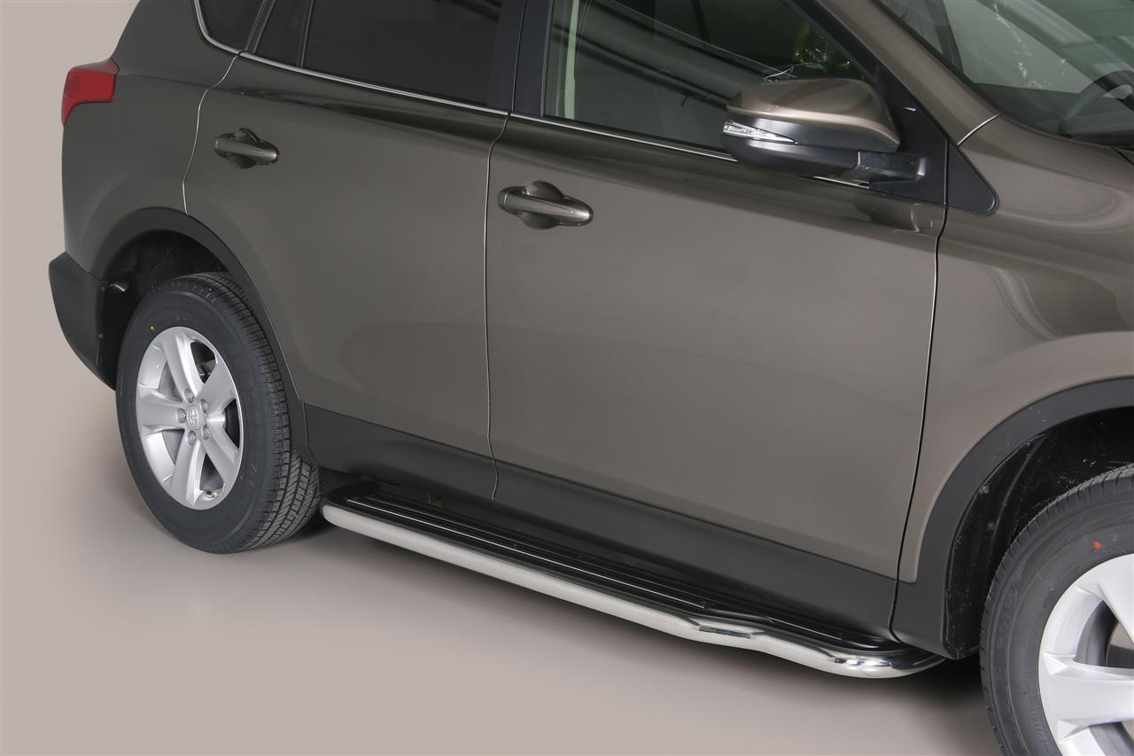 MARCHE-PIEDS INOX Ø50 TOYOTA RAV4 2013+
