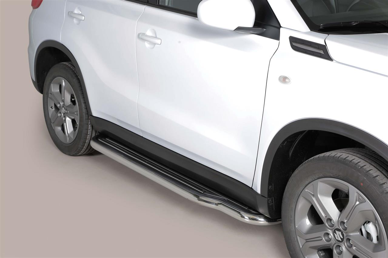 MARCHE-PIEDS INOX Ø50 SUZUKI  VITARA 2015+