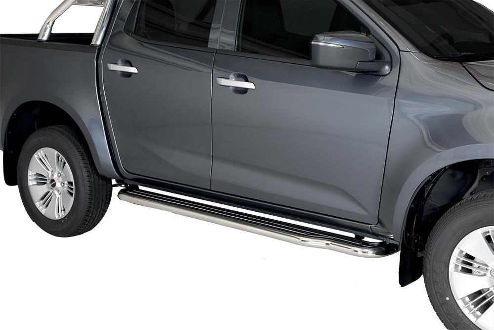 MARCHE-PIEDS INOX Ø50 ISUZU DMAX 2020+ SPACE CAB