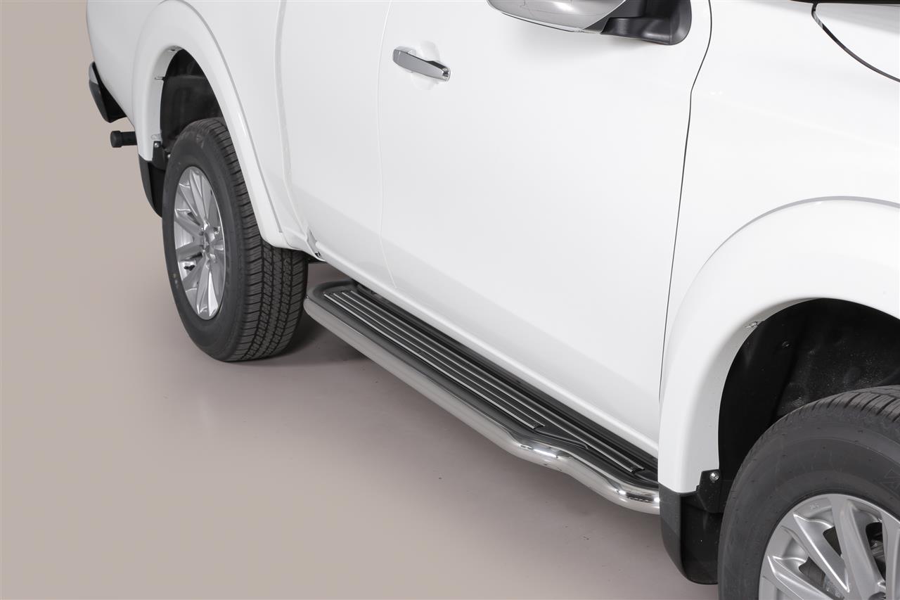 MARCHE-PIEDS INOX Ø50 MITSUBISHI L200 2016+ CLUB CAB
