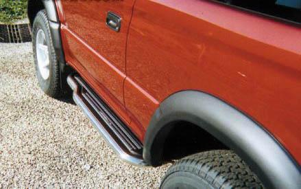 MARCHE-PIEDS INOX Ø50 TOYOTA KZJ95 96/2002