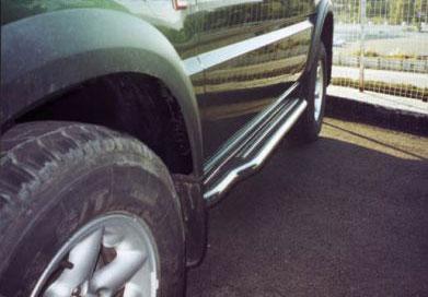 Marche-Pieds Inox Ø50 Nissan Terrano Ii 3 Portes (Tous)