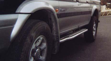 Marche-Pieds Inox Ø50 Mitsubishi L200 1997/2005 ( Sauf Simple Cab )