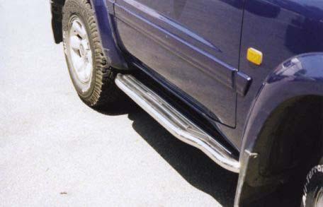 Marche-Pieds Inox Ø50 Nissan Patrol Gr 98/04 5 Portes