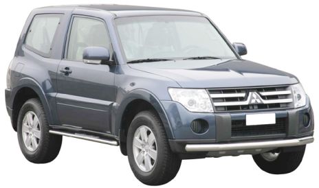 PARE CHOC AVANT Ø 63.5 INOX MITSUBISHI PAJERO DID 2007+