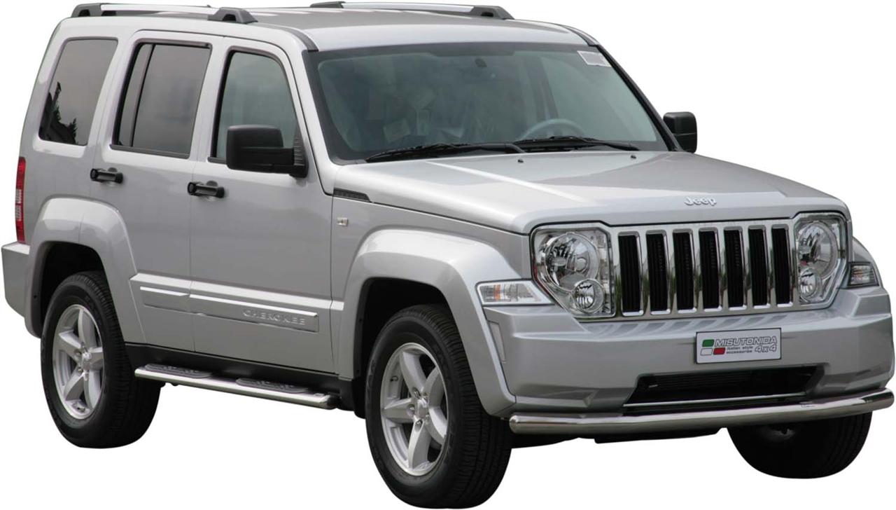 Protection De Pare Choc Avant Ø76 Inox Jeep Cherokee 2008+