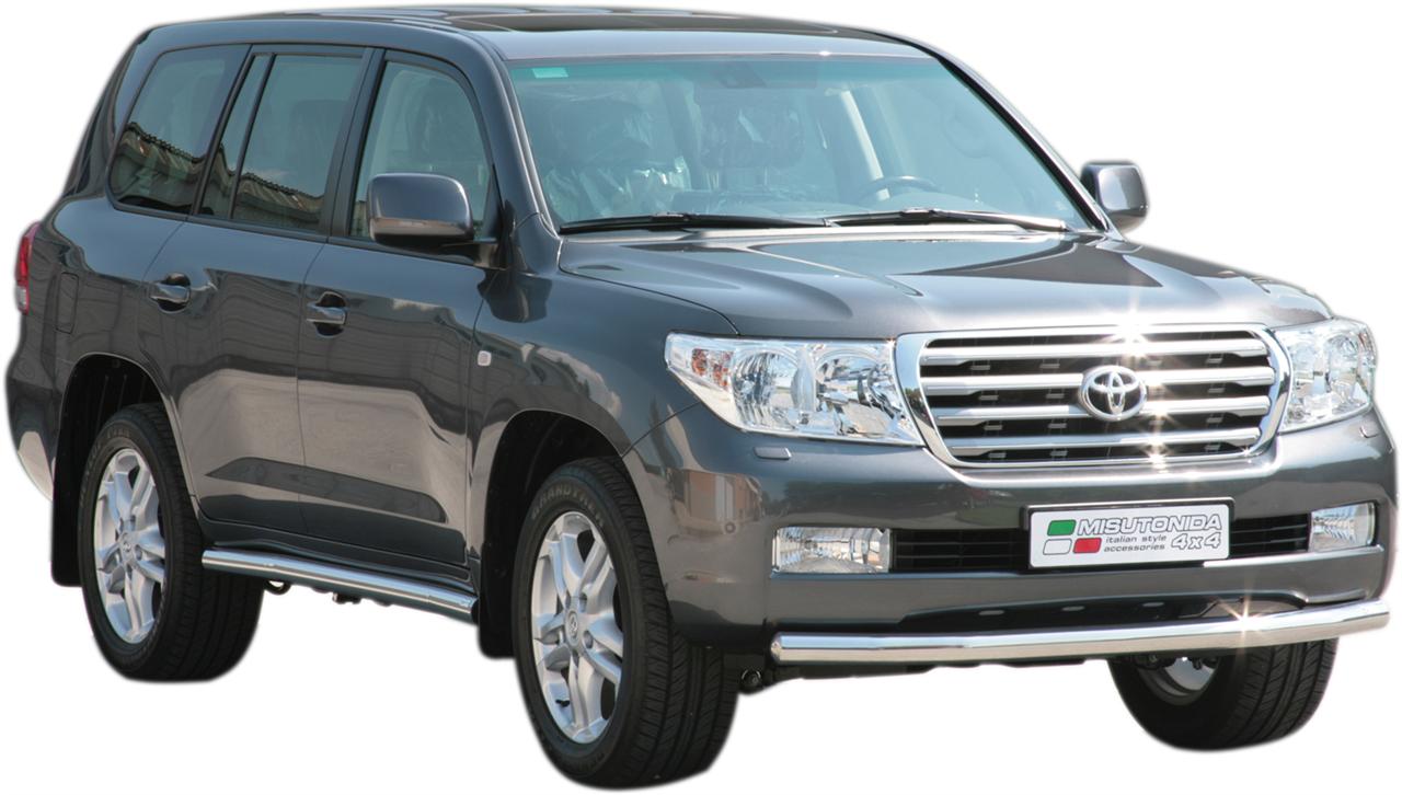 Protection De Pare Choc Avant Ø76 Inox Toyota Lc200 V8 2008/2011