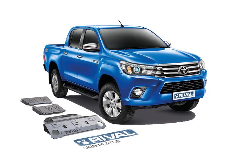 PROTÈGE CARTER TOYOTA HILUX 2016+ ACIER 2.5MM