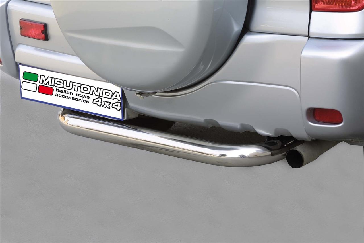 PARE CHOC ARRIERE INOX Ø 76 TOYOTA RAV'4 2/4P 2000/2005