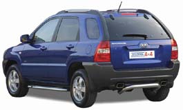 Pare Choc Arriere Inox Ø76 Kia Sportage 2004+