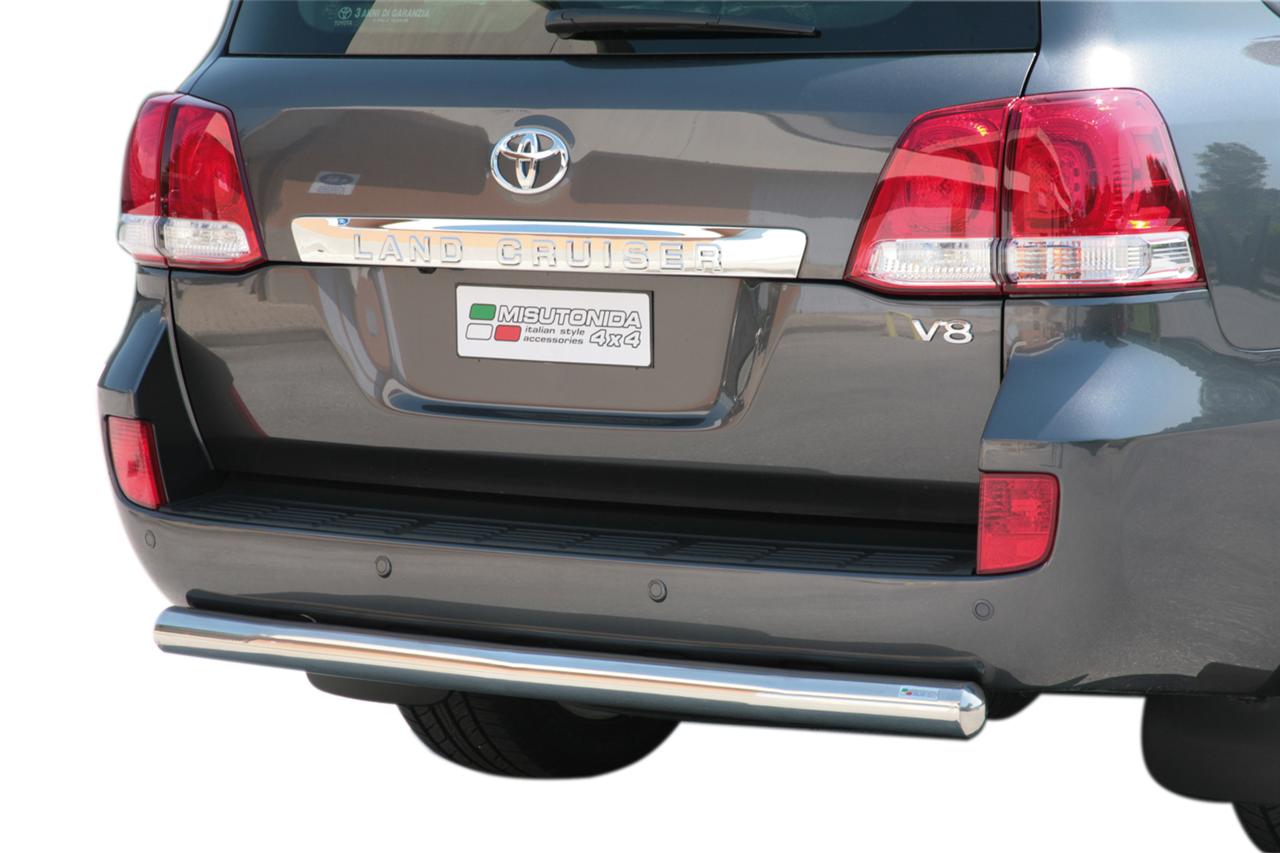 PARE CHOC ARRIERE INOX Ø 76 TOYOTA LC200 V8 2008+