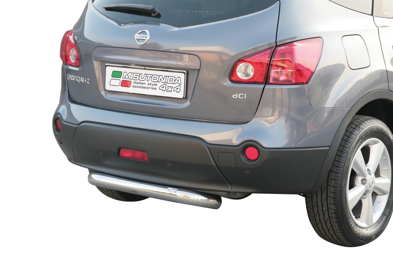Pare Choc Arriere Inox Ø76 Nissan Qashqai +2 2007+