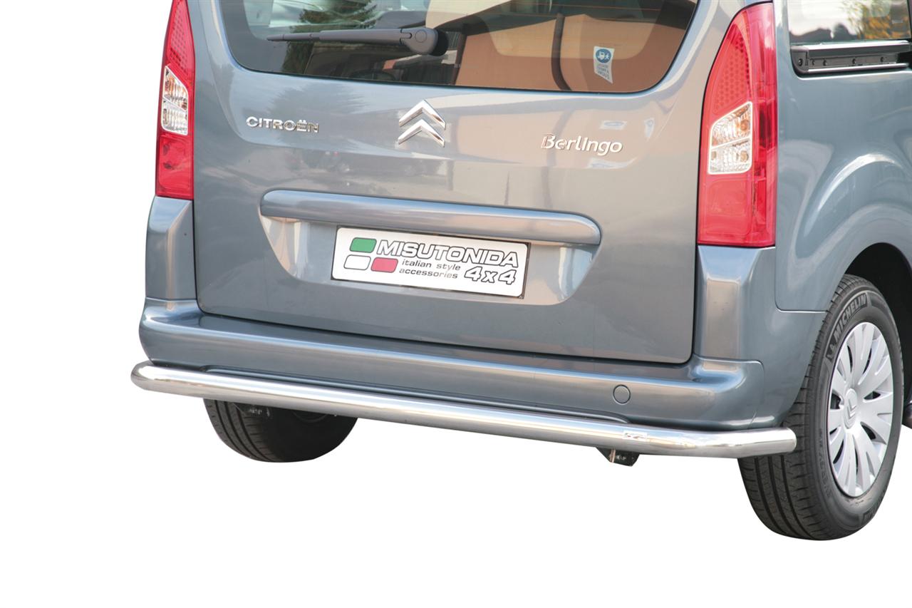 PARE CHOC ARRIERE INOX Ø 63 CITROEN BERLINGO 2008/2014 et 2015+