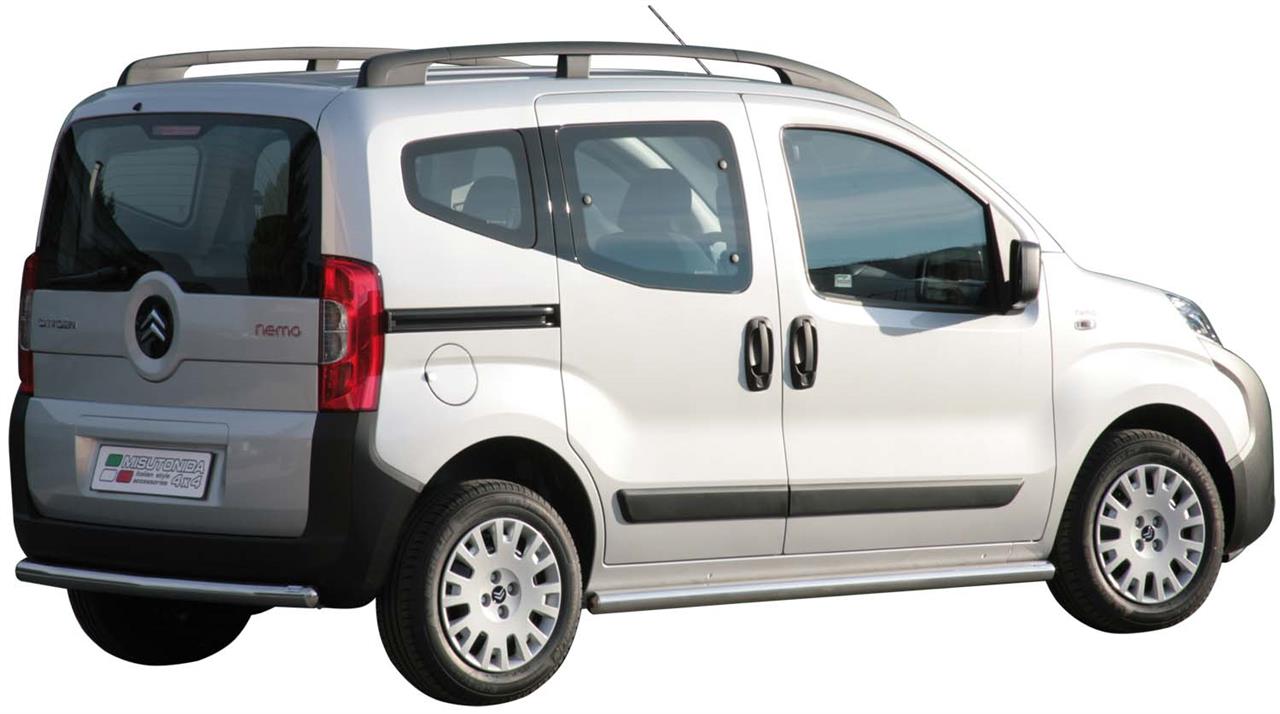 PARE CHOC ARRIERE INOX Ø 63 CITROEN NEMO 2008+
