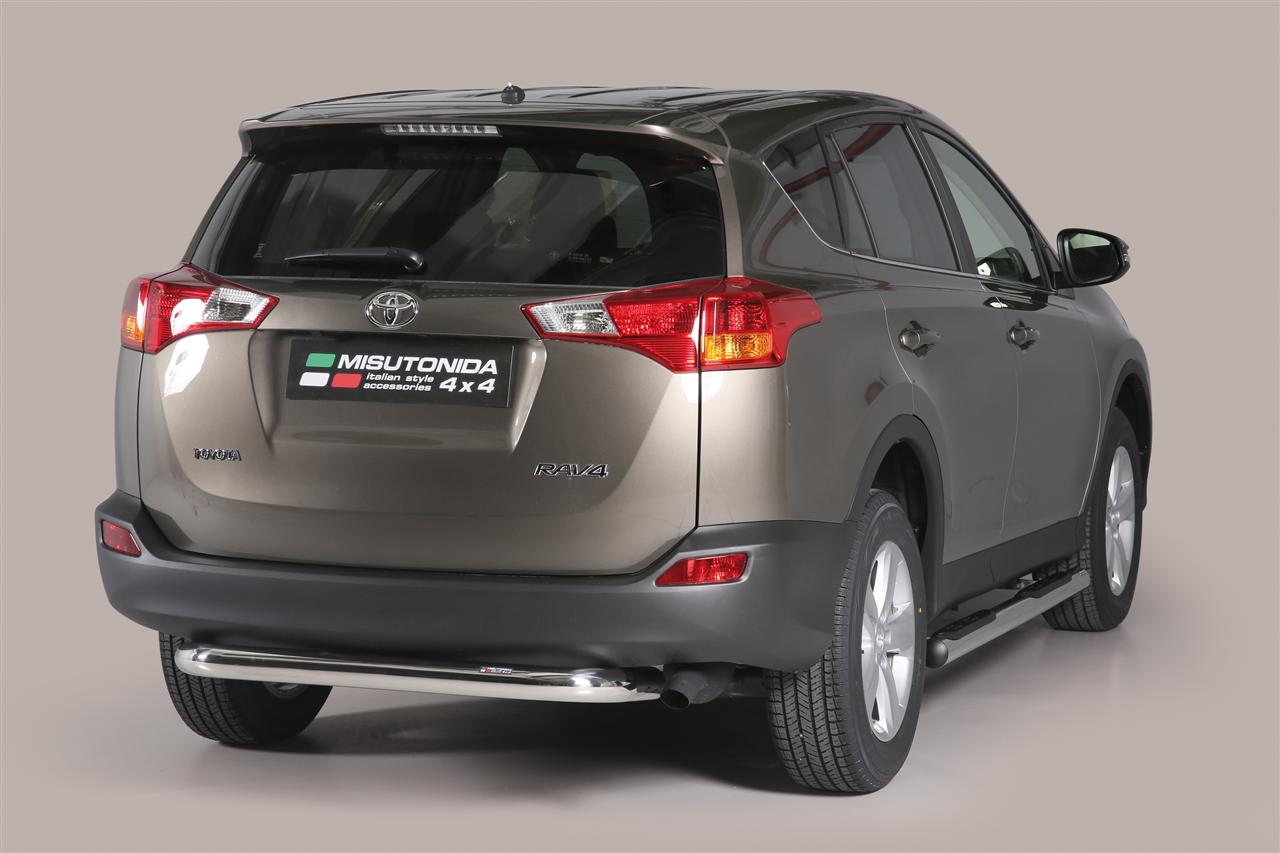 PARE CHOC ARRIERE INOX Ø 76 TOYOTA RAV4 2013+